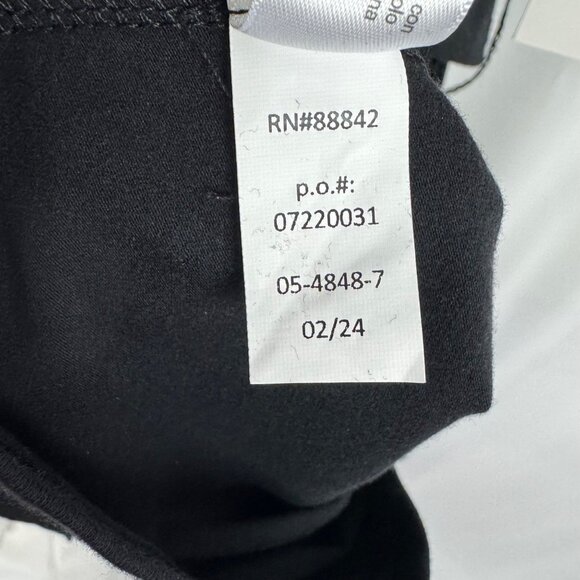 NWT Eloquii Black Cotton Blend Twist Front Dress‎ Plus Size 20 Flutter Sleeve - Picture 13 of 14